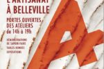 Journées de l'Artisanat de Belleville à Paris les 9 et 10 octobre